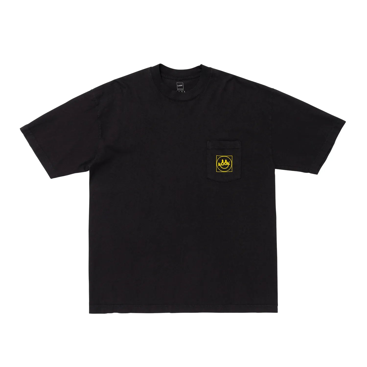 LQQK Smiley logo Pocket tee (ss) | LQQK STUDIO | THE GROUND depot 