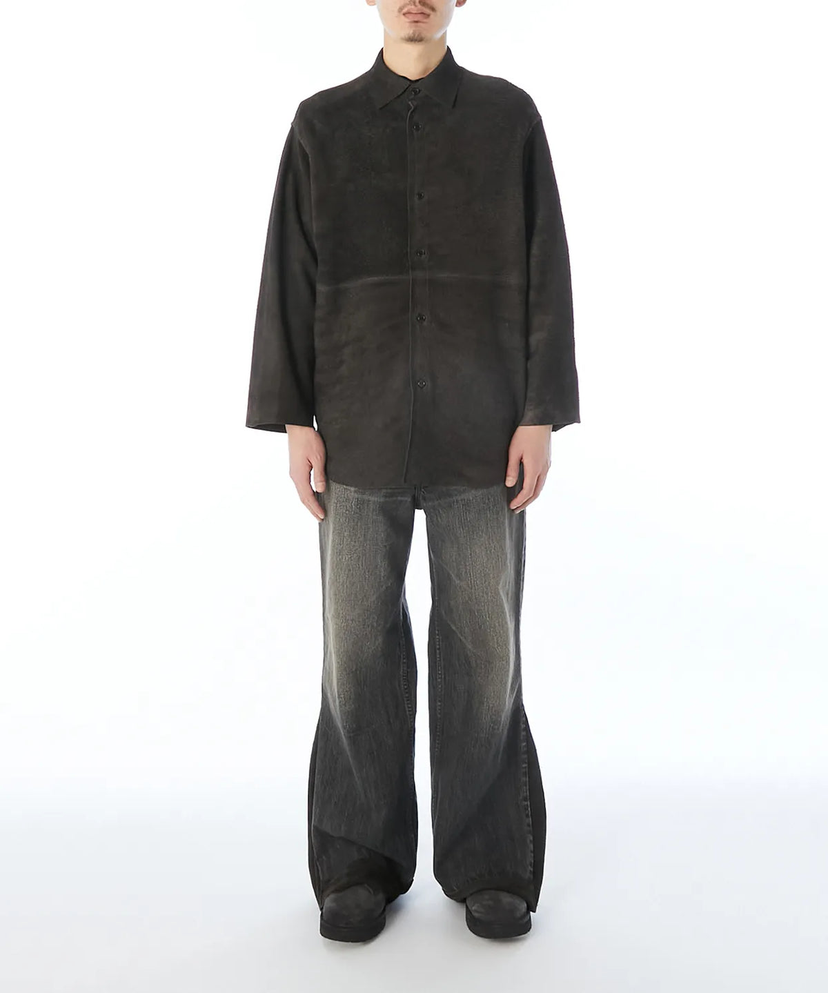 [2262-SH21-044] SUEDE SHIRT