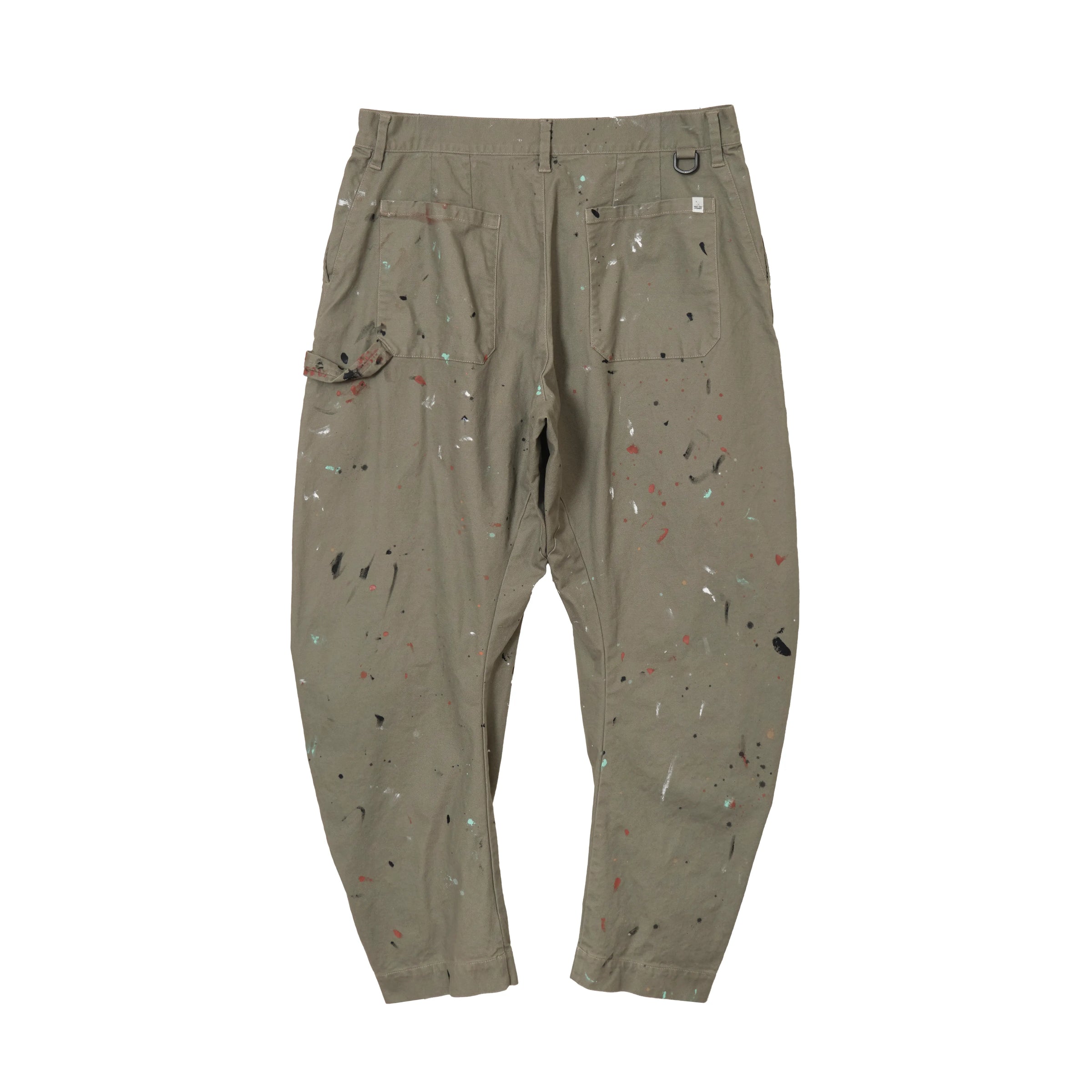 MAGIC STICK マジックスティック ペイントパンツLオリーブグレーメンズ MAGIC STICK マジックスティック ペイントパンツLオリーブグレーメンズ