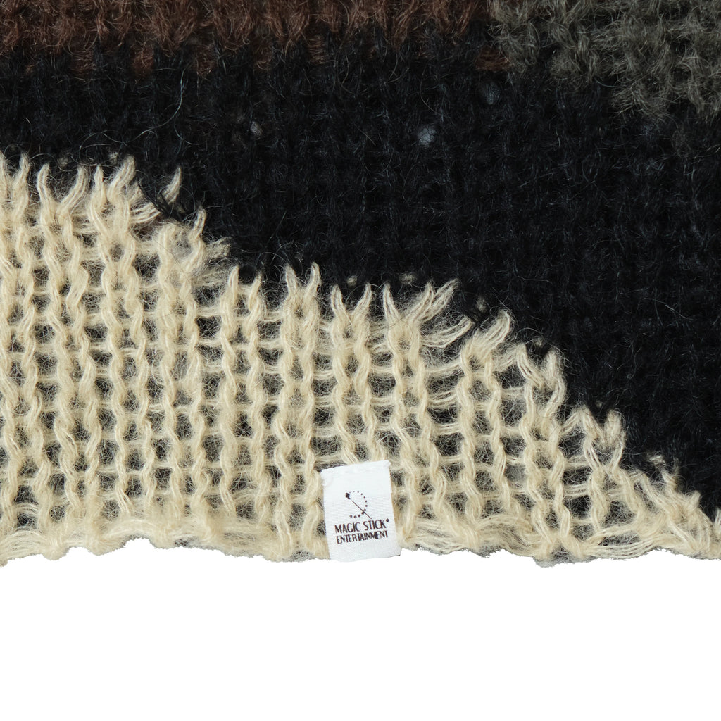 Mohair Camo crew knit