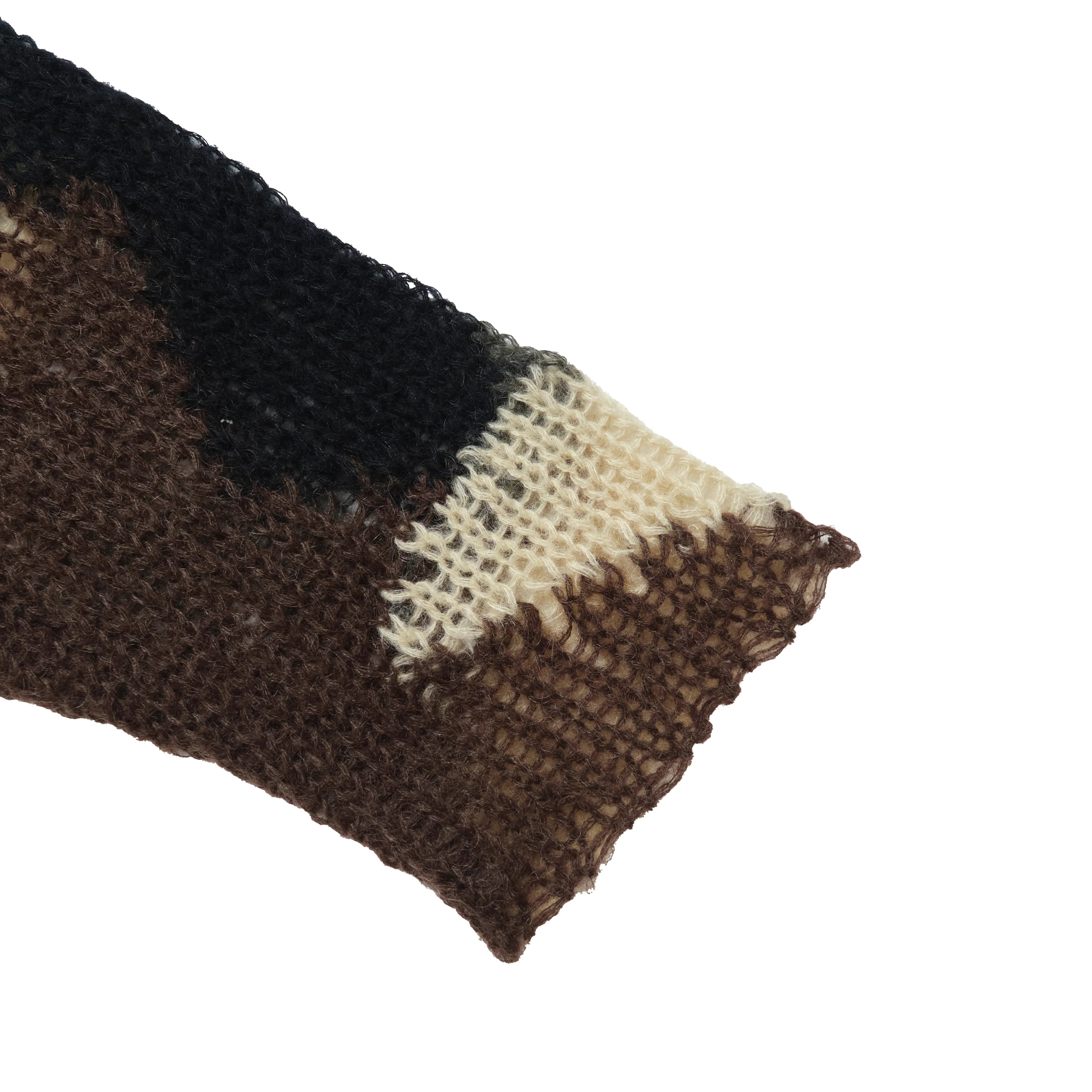 Mohair Camo crew knit