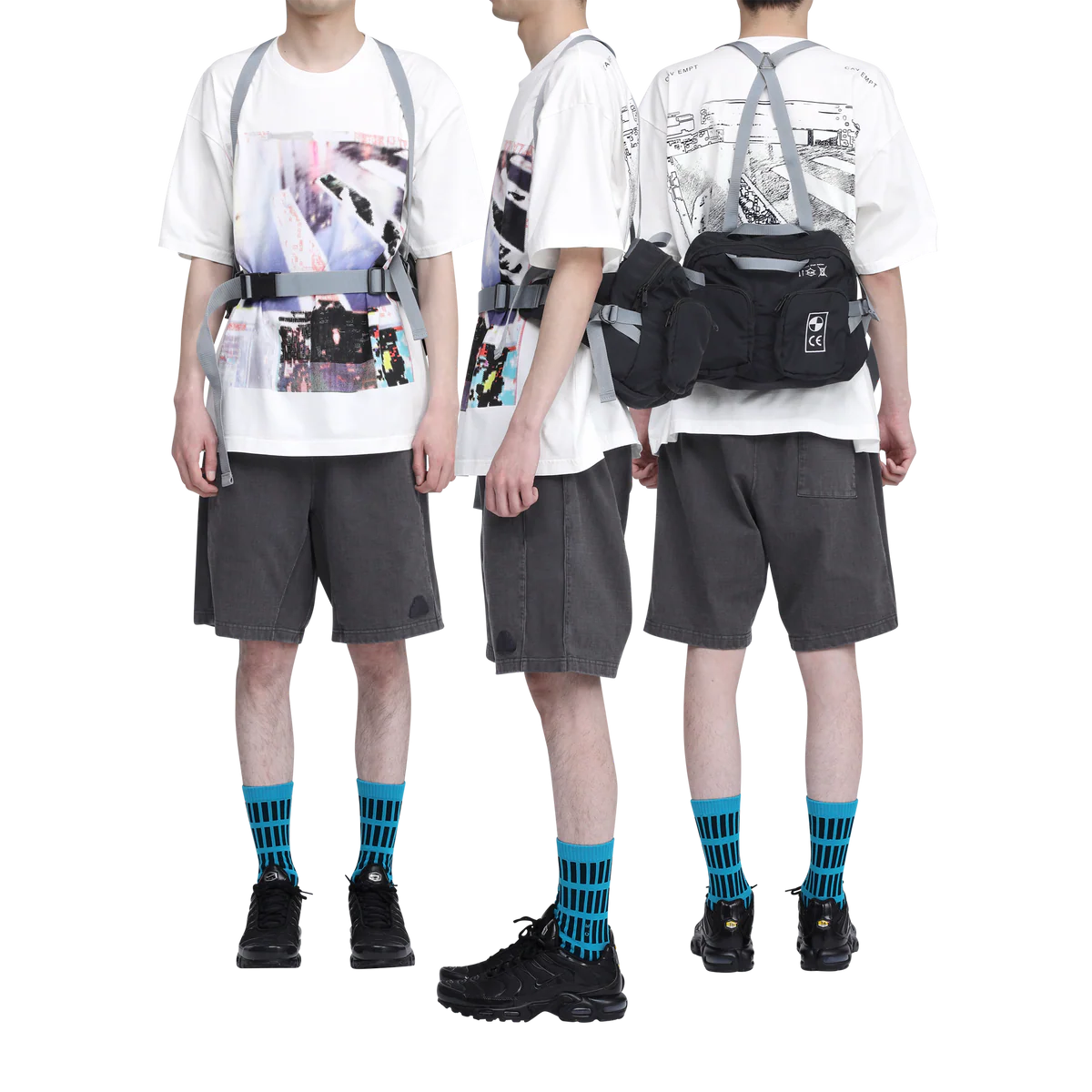 STRUCTURE SOCKS BLUE