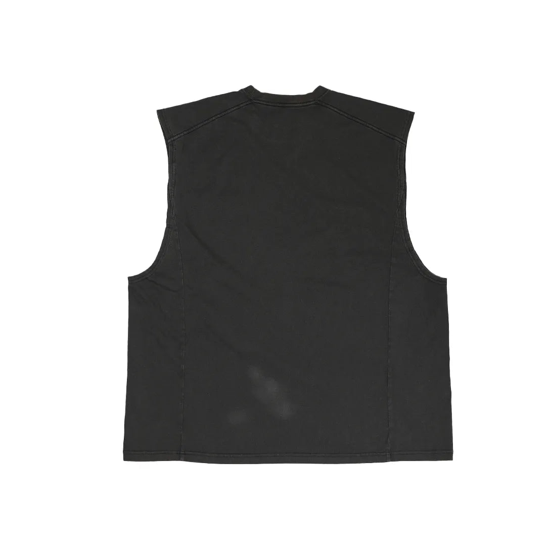 REVERSIBLE LOOSE FIT NO SLEEVE TEE : FADED