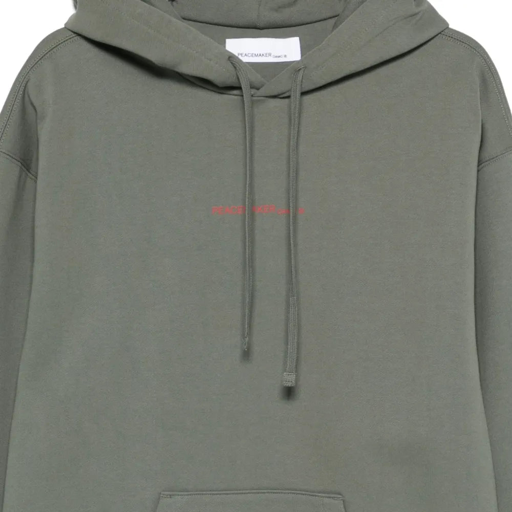 Loose Fit Hoodie Pigeon Print