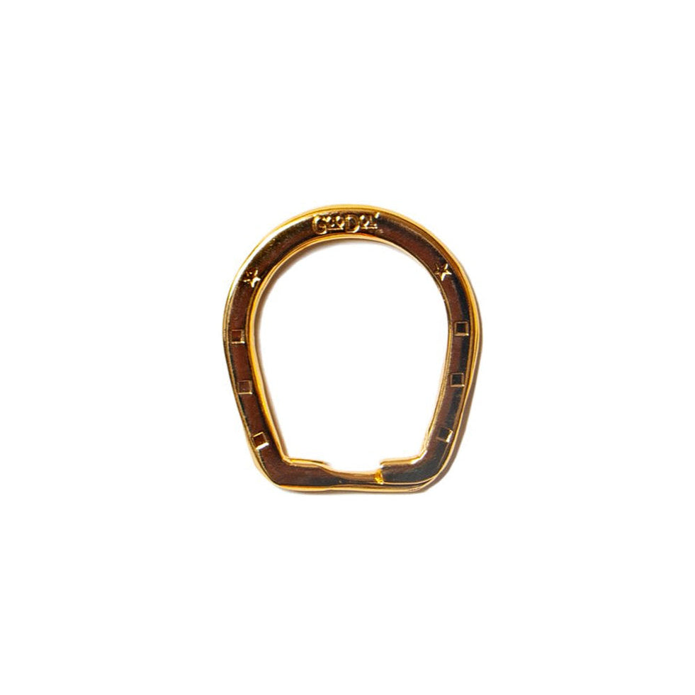 Iron Key Ring [18K Gold Plating]
