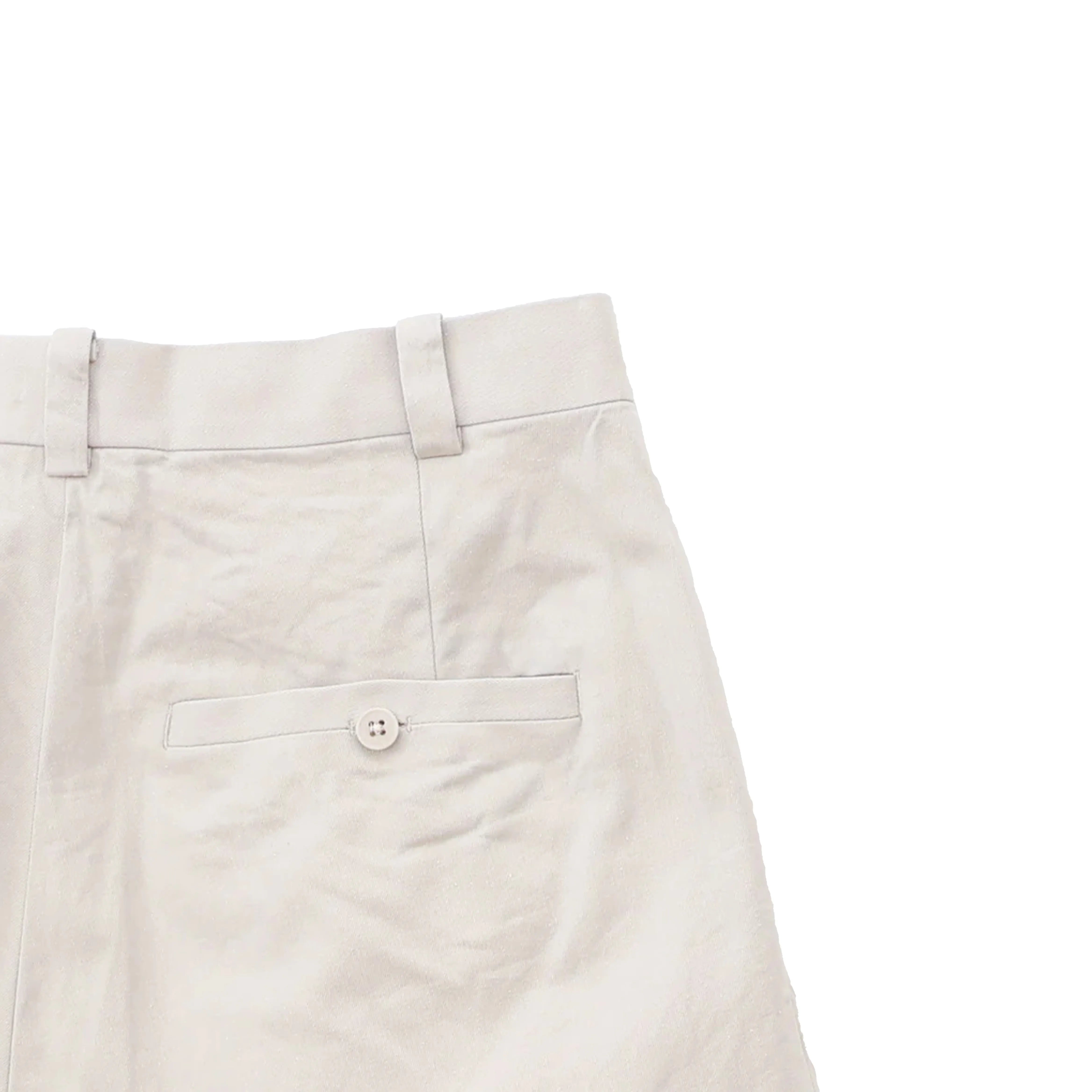 M チノパンツ ツータックストレート Chino Trousers, Two-Tuck Straight