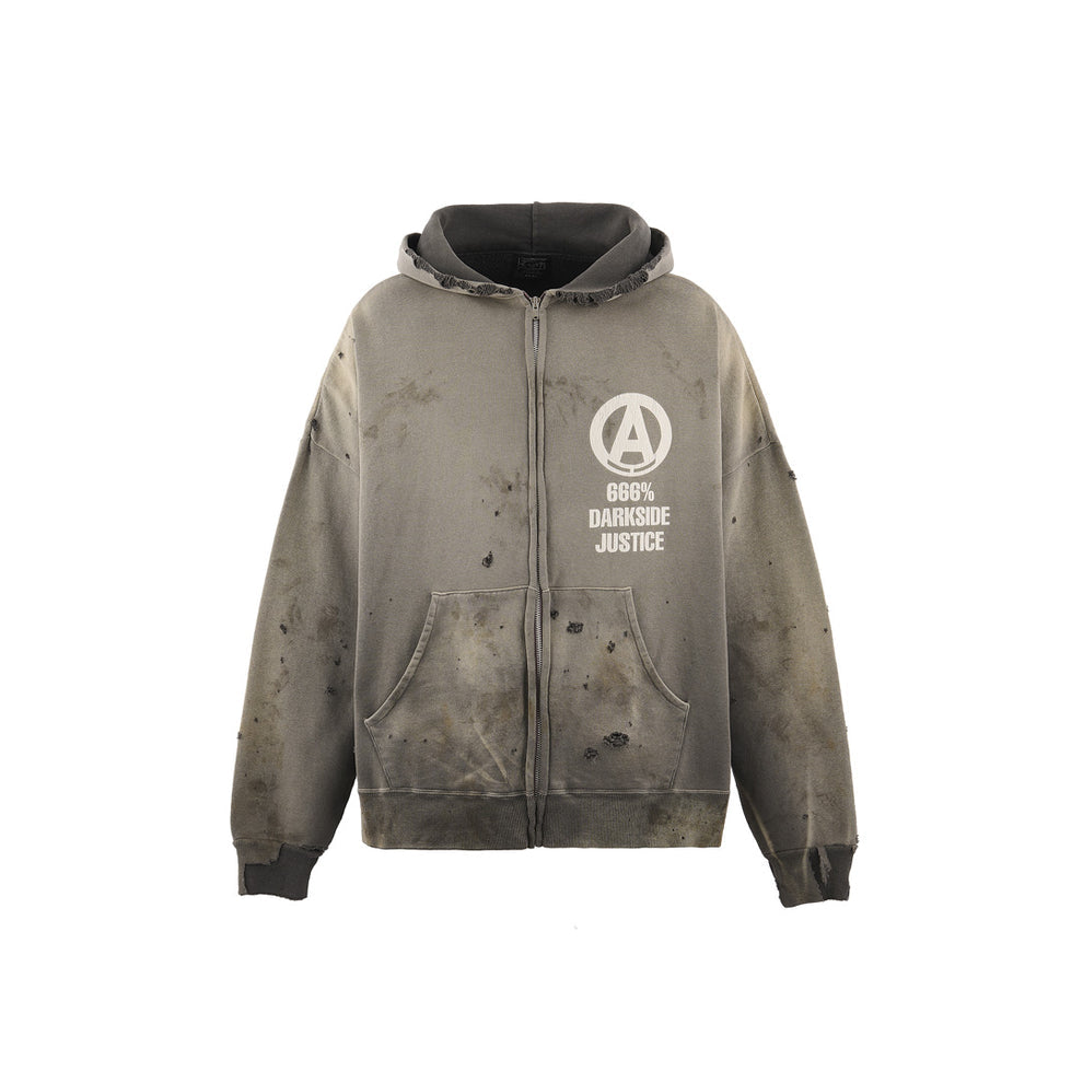 SM-MK8-0000-C32/BH_ZIP HOODIE/SNT HUNTER/CHA