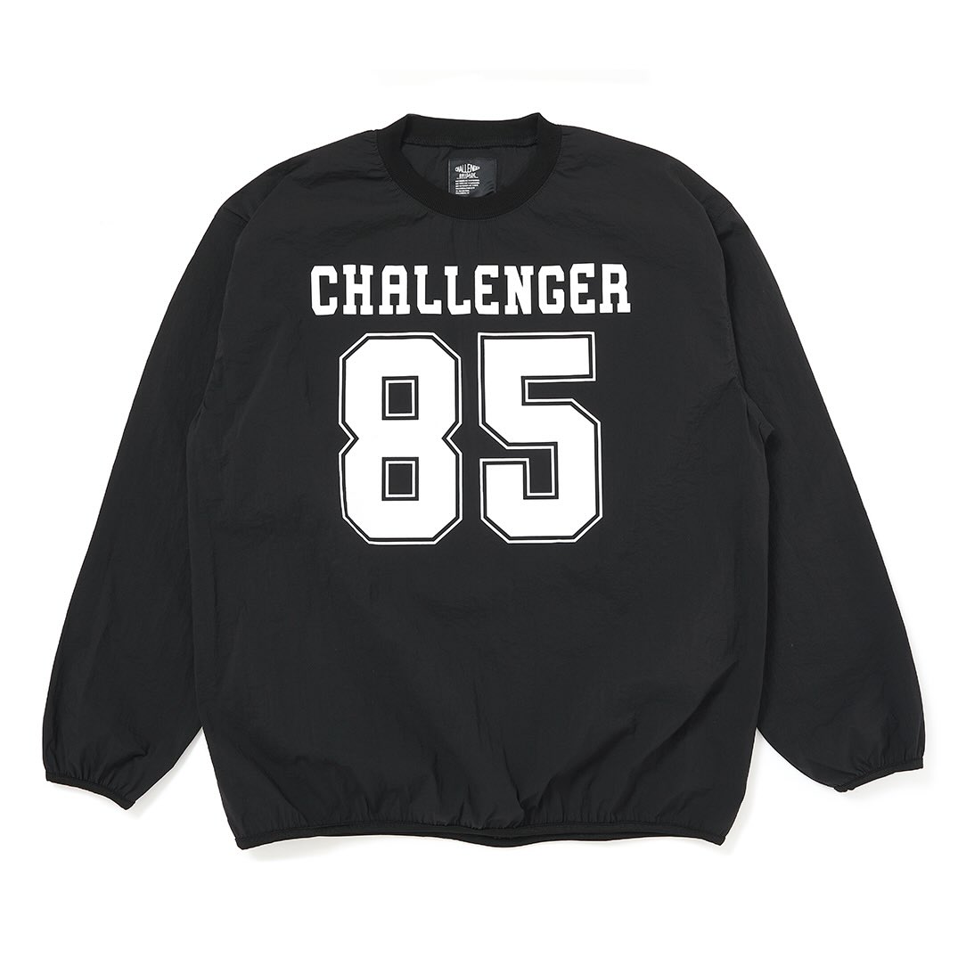 L/S NUMBERS WIND CREW  [2 COLORS ]