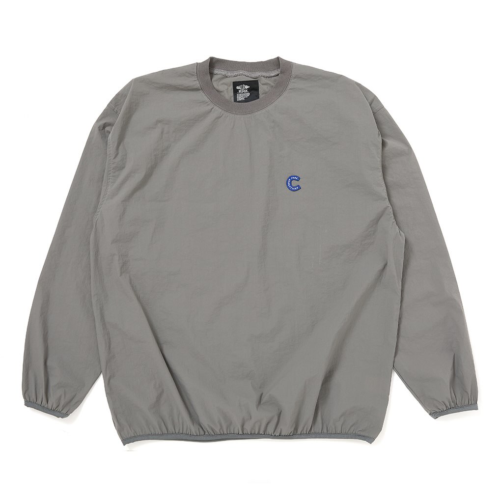 L/S C PATCH WIND CREW [2 COLORS ]