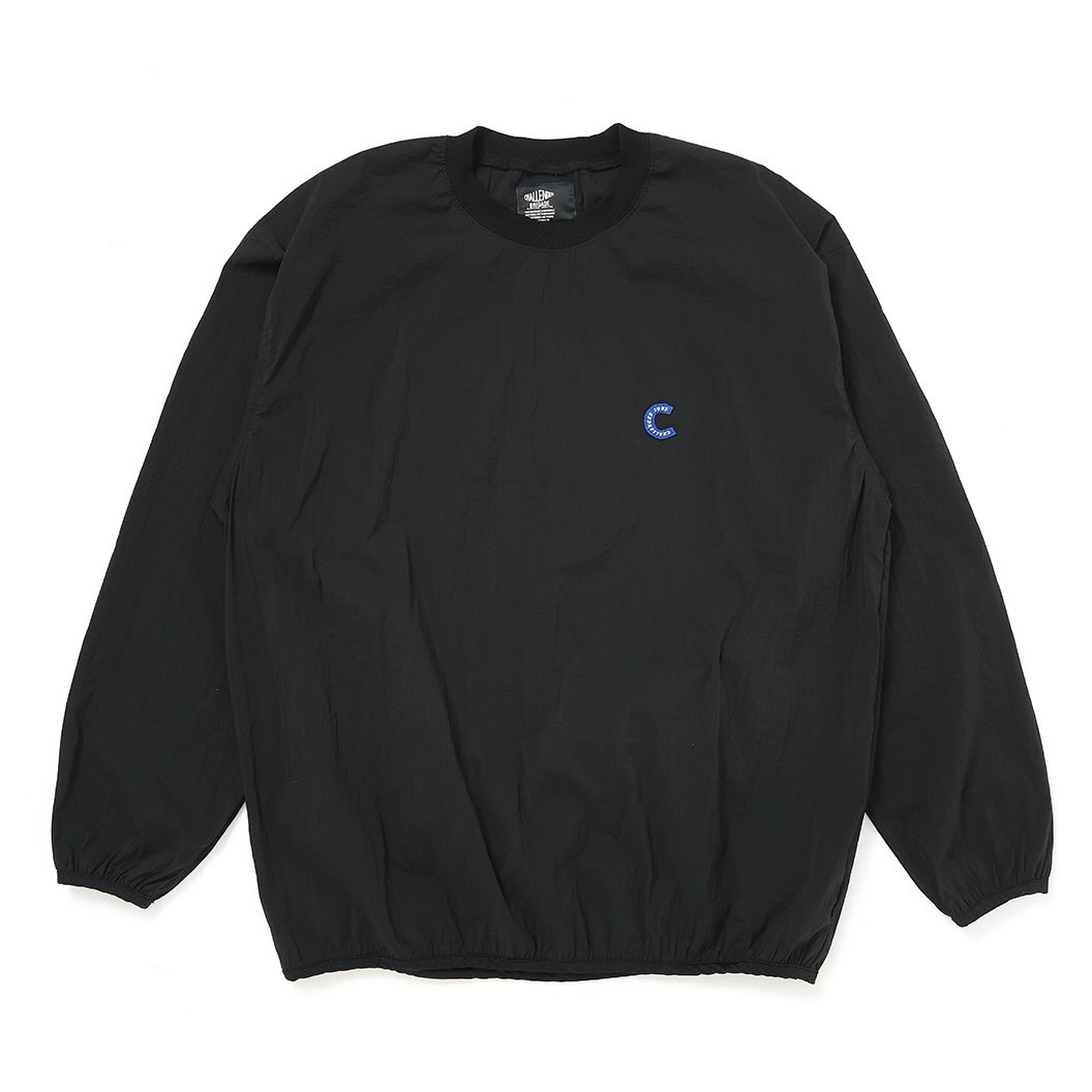 L/S C PATCH WIND CREW [2 COLORS ]