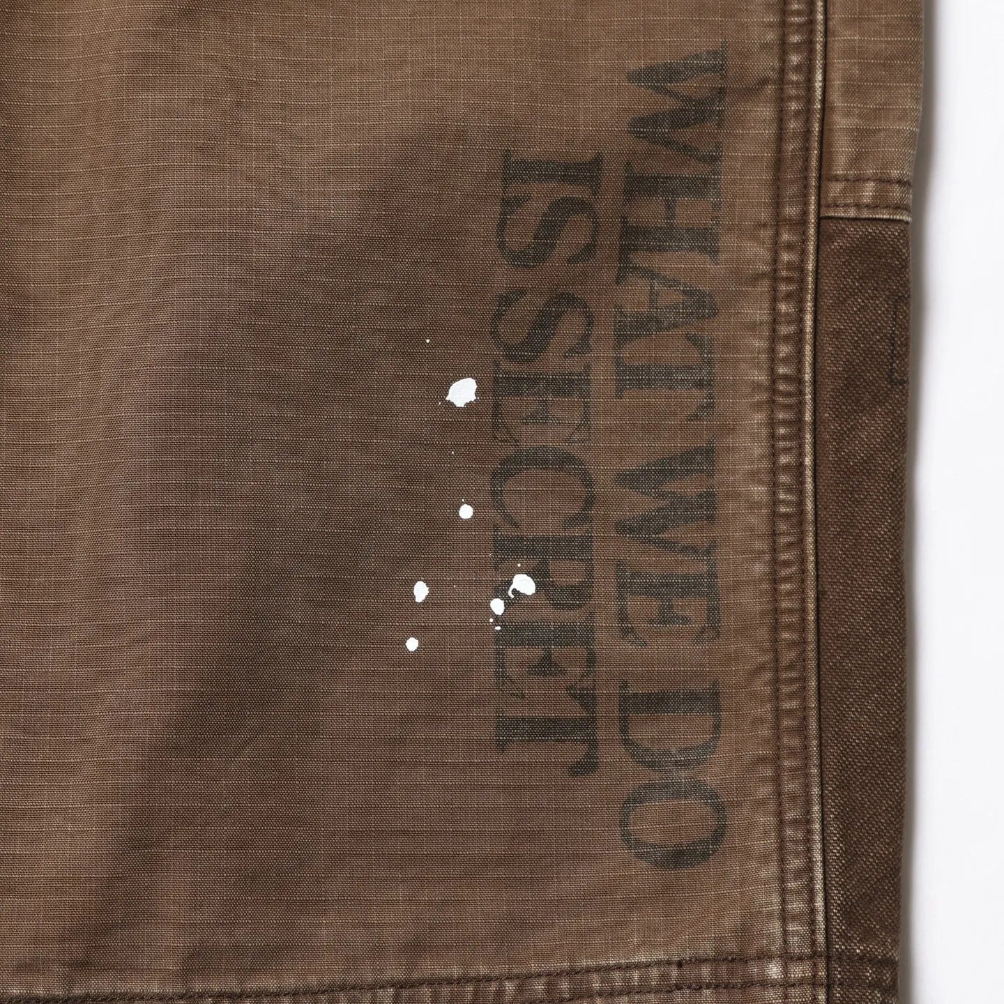HANDWRITING CANVAS WORK SHORTS