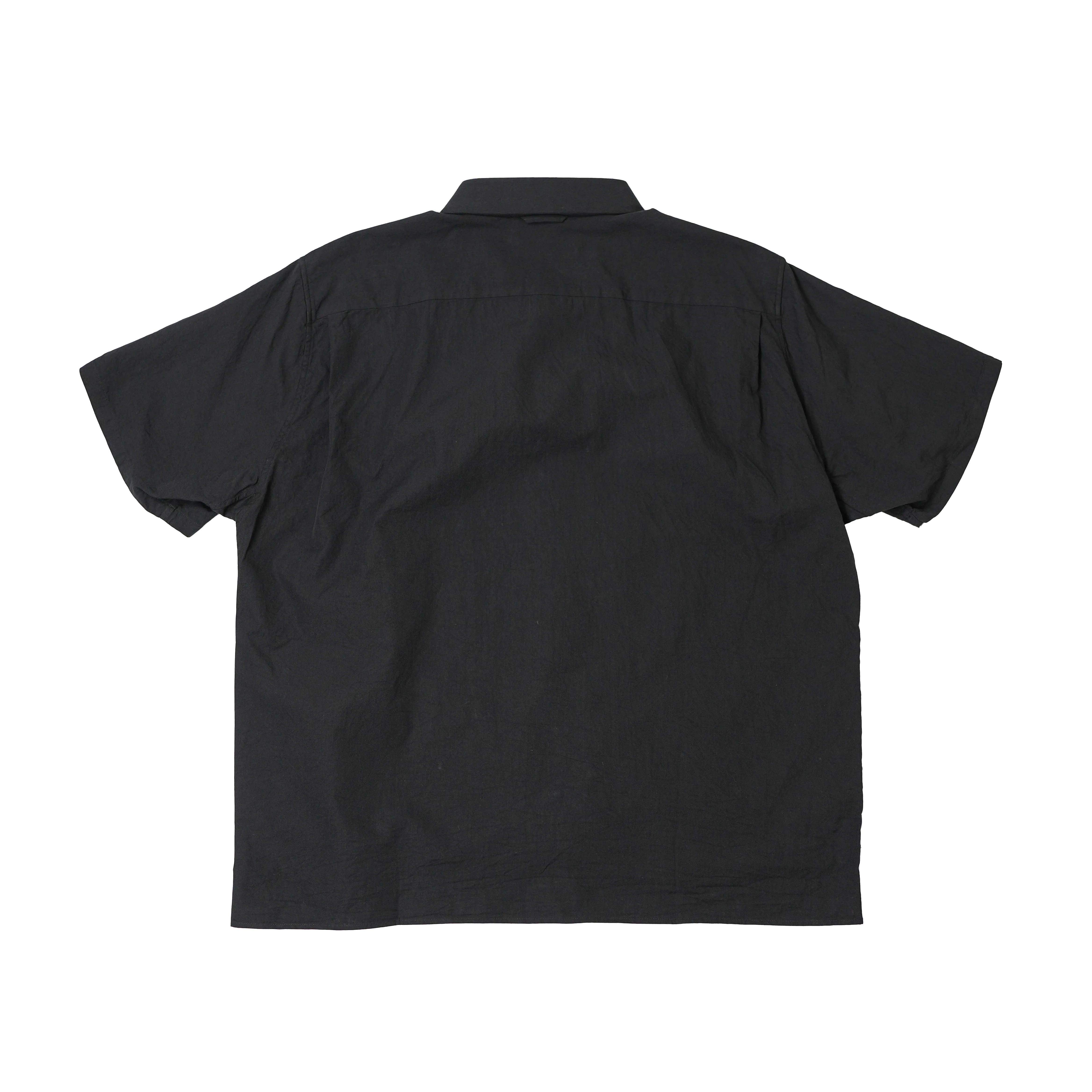 YAECA PARK Comfort Shirt S/S Extra Wide Shirt S⁄S YAECA Sax BLOG