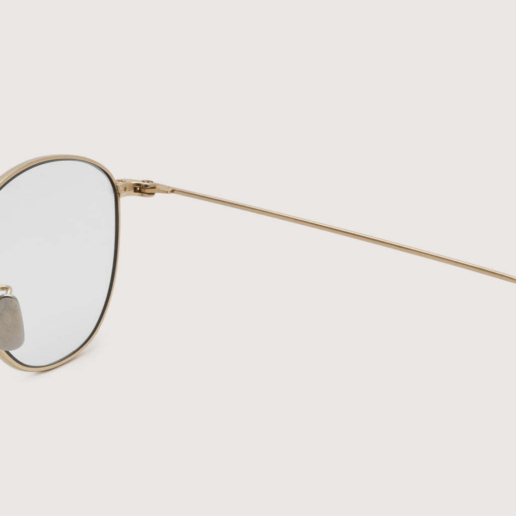 KOUGETSU #3 CHAMPAGNE GOLD × CLEAR to D.GREY（調光レンズ）