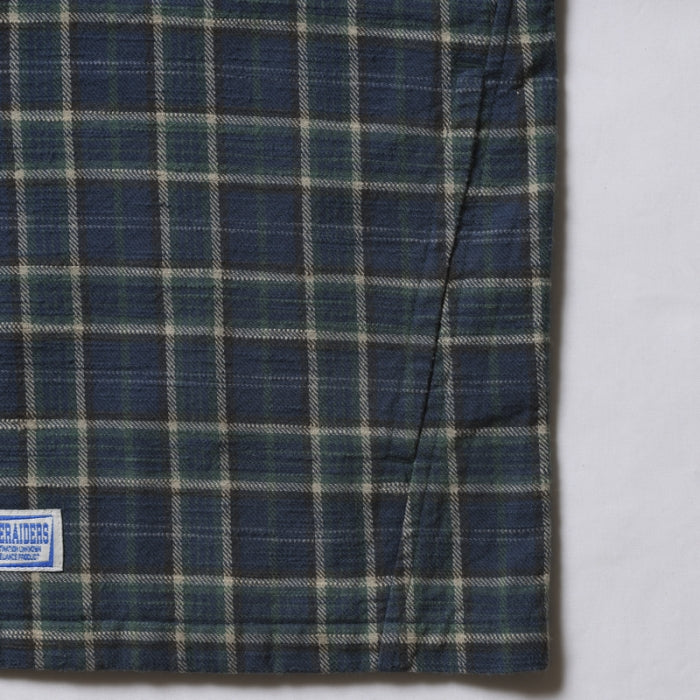 GARMENT WASHED PLAID SHIRT [3 COLORS]