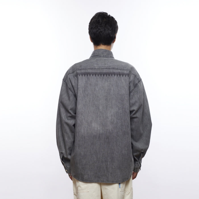 TRIBAL DENIM SHIRT [2 COLORS]