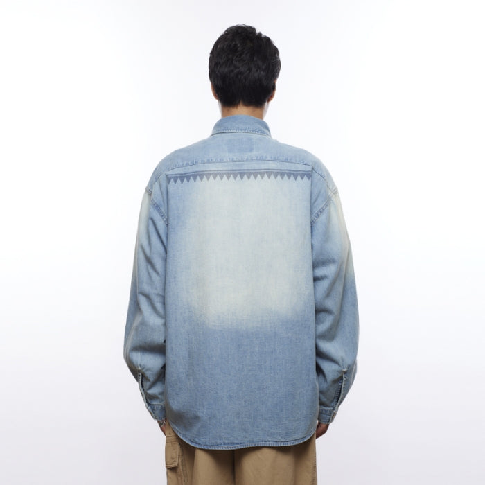 TRIBAL DENIM SHIRT [2 COLORS]