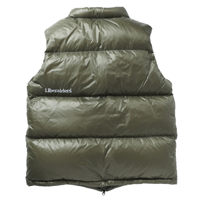 NANGA X LIBERAIDERS RIPSTOP NYLON DOWN VEST [2 COLORS]