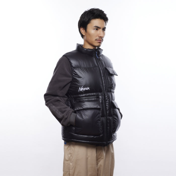 NANGA X LIBERAIDERS RIPSTOP NYLON DOWN VEST [2 COLORS]