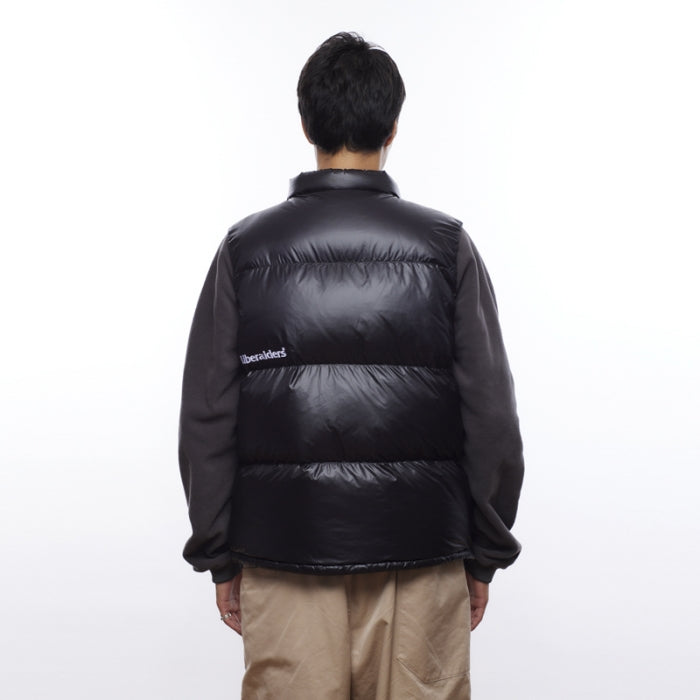 NANGA X LIBERAIDERS RIPSTOP NYLON DOWN VEST [2 COLORS]