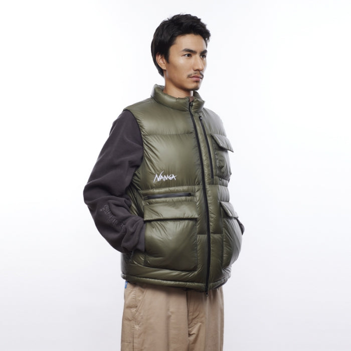 NANGA X LIBERAIDERS RIPSTOP NYLON DOWN VEST [2 COLORS]