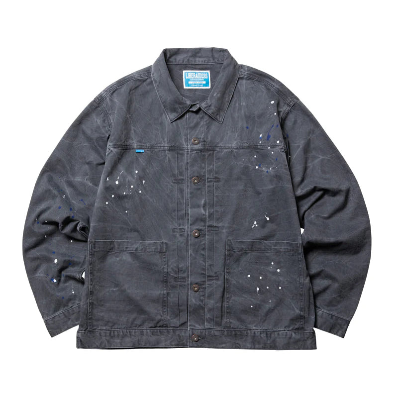 GARMENT DYED TRUCKER JACKET