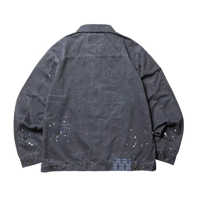 GARMENT DYED TRUCKER JACKET