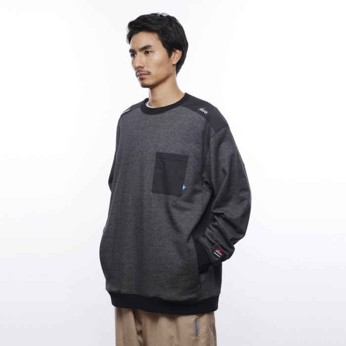 NANGA X LIBERAIDERS ECO HYBRID SWEATSHIRT