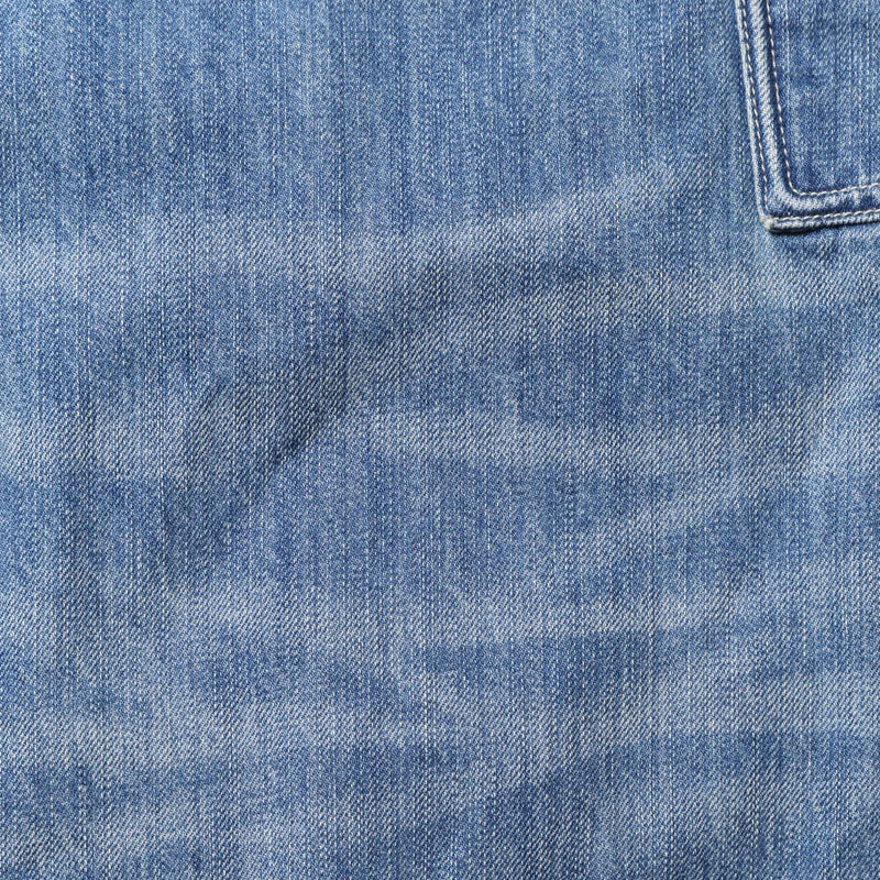 DAMAGED DENIM SARROUEL PANTS