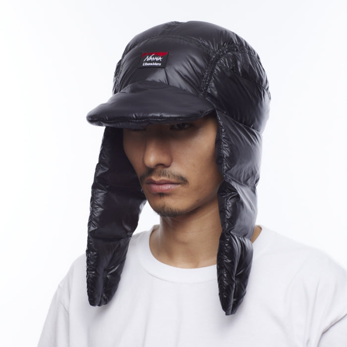 NANGA X LIBERAIDERS RIPSTOP NYLON DOWN CAP [2 COLORS]