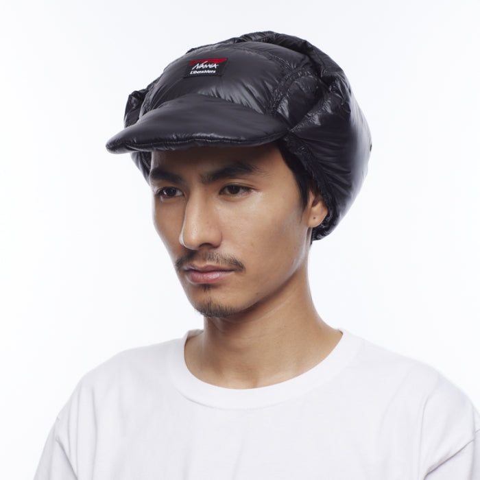 NANGA X LIBERAIDERS RIPSTOP NYLON DOWN CAP [2 COLORS]