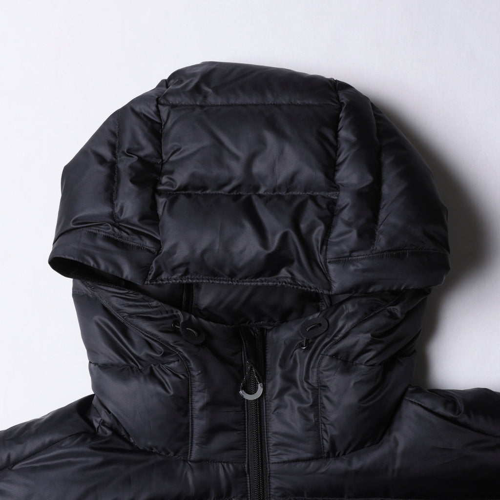DOWN HALF ZIP HOODIE