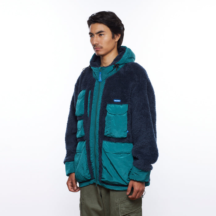 PILE FLEECE UTILITY JACKET [2 COLORS]