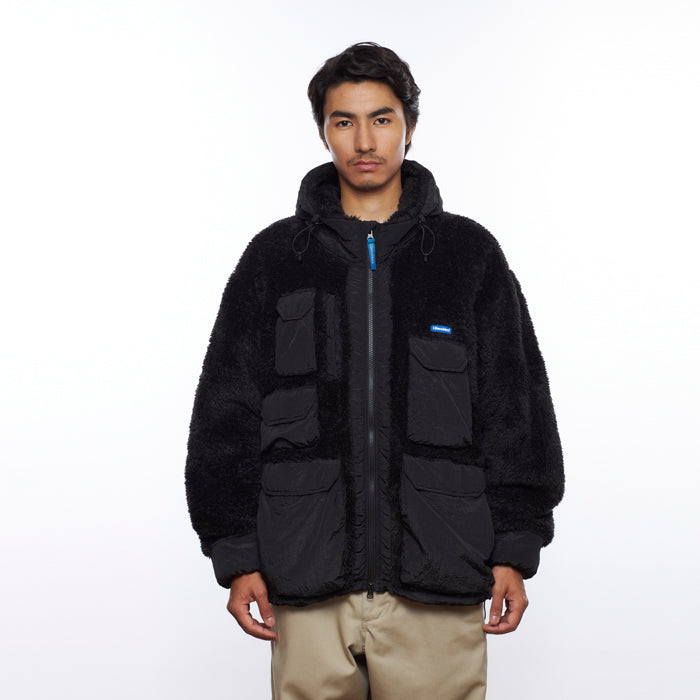 PILE FLEECE UTILITY JACKET [2 COLORS]