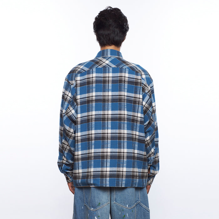 MULTI POCKETS PLAID SHIRT [3 COLORS]