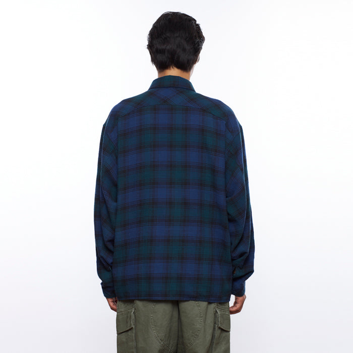 MULTI POCKETS PLAID SHIRT [3 COLORS]