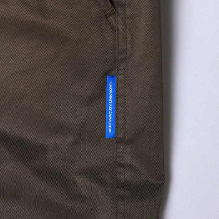 PUFFER CHINO TROUSERS