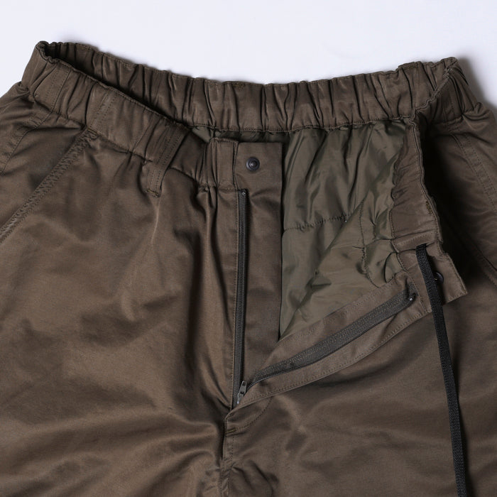 PUFFER CHINO TROUSERS