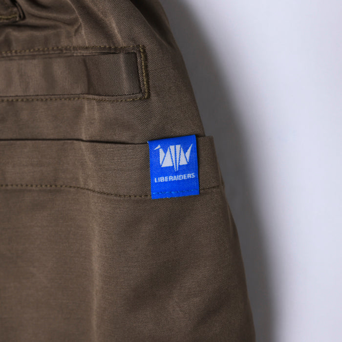 PUFFER CHINO TROUSERS