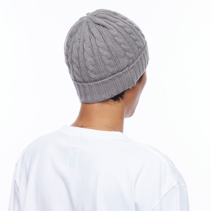 CABLE KNIT CAP [3 COLORS]