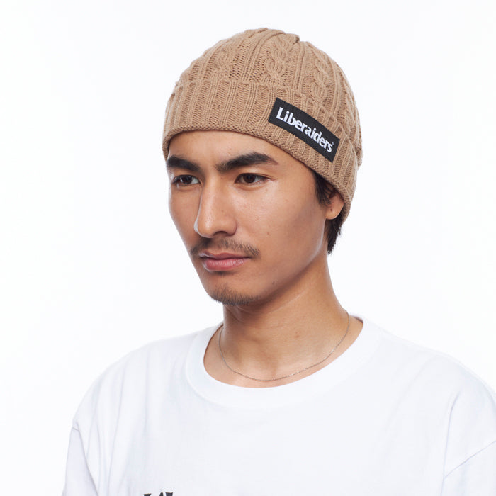 CABLE KNIT CAP [3 COLORS]