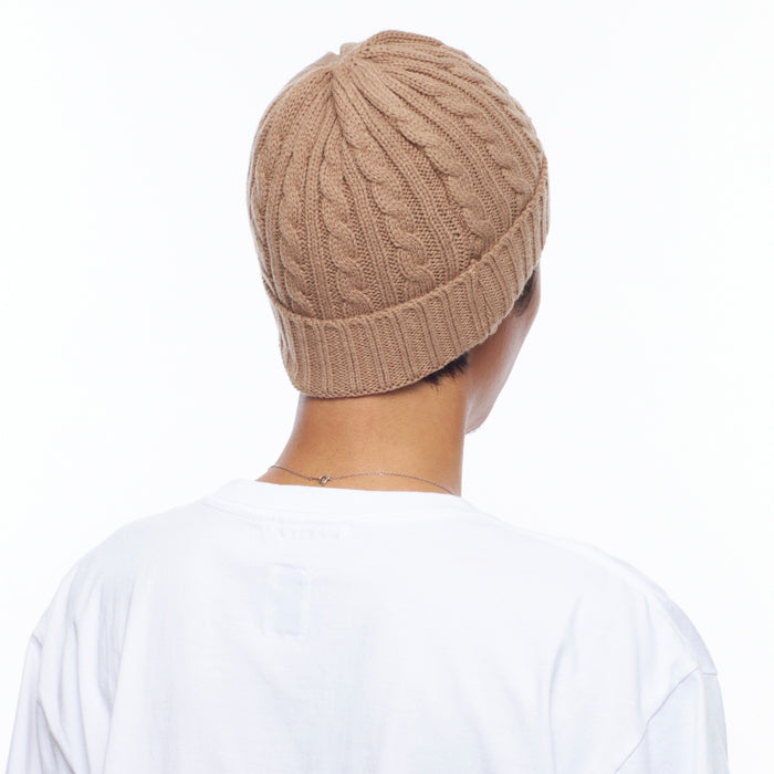 CABLE KNIT CAP [3 COLORS]