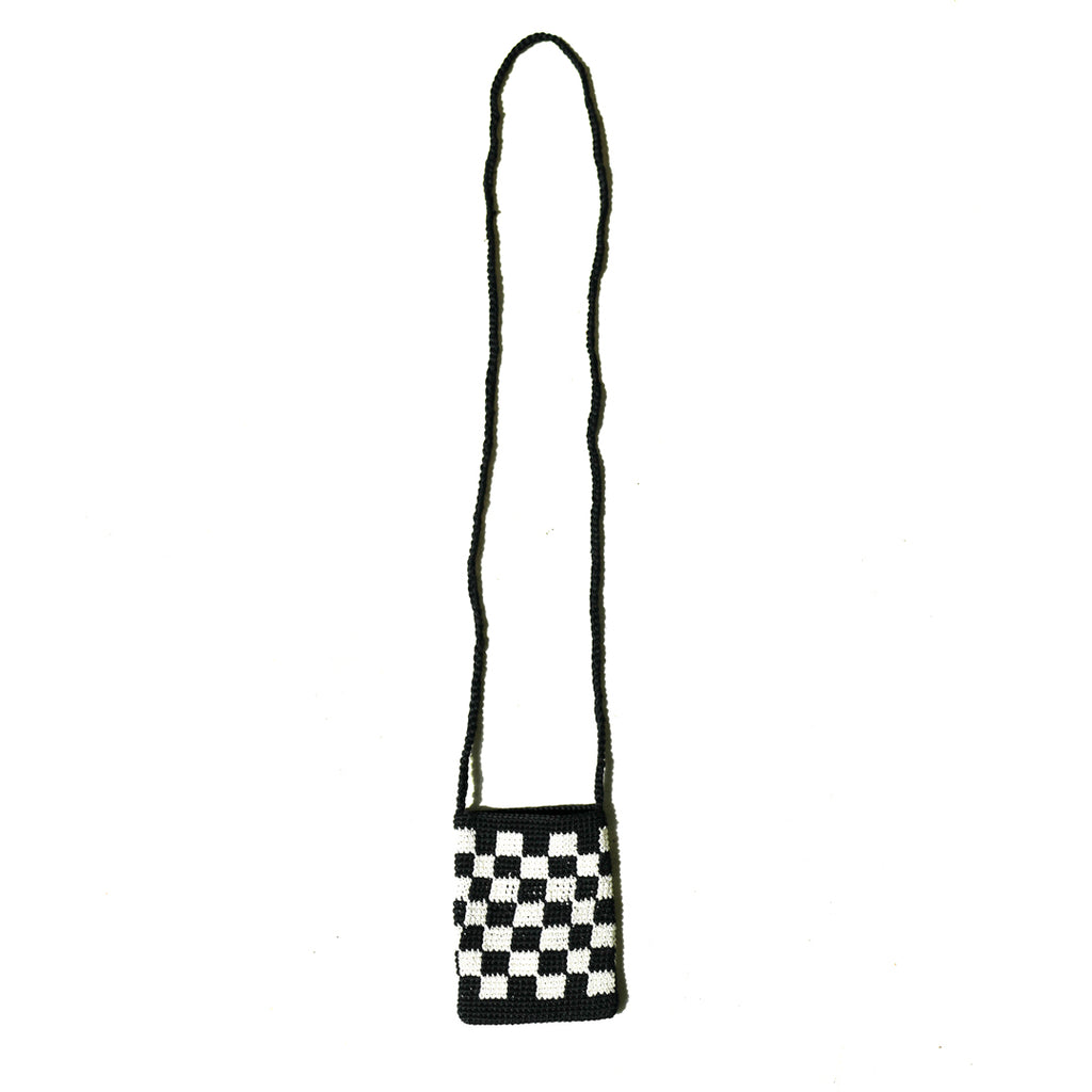 el mare / DELSOL Checkered flag bag mini