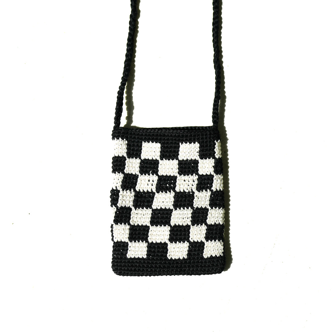 el mare / DELSOL Checkered flag bag mini
