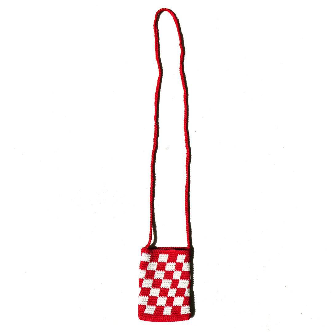 el mare / DELSOL Checkered flag bag mini