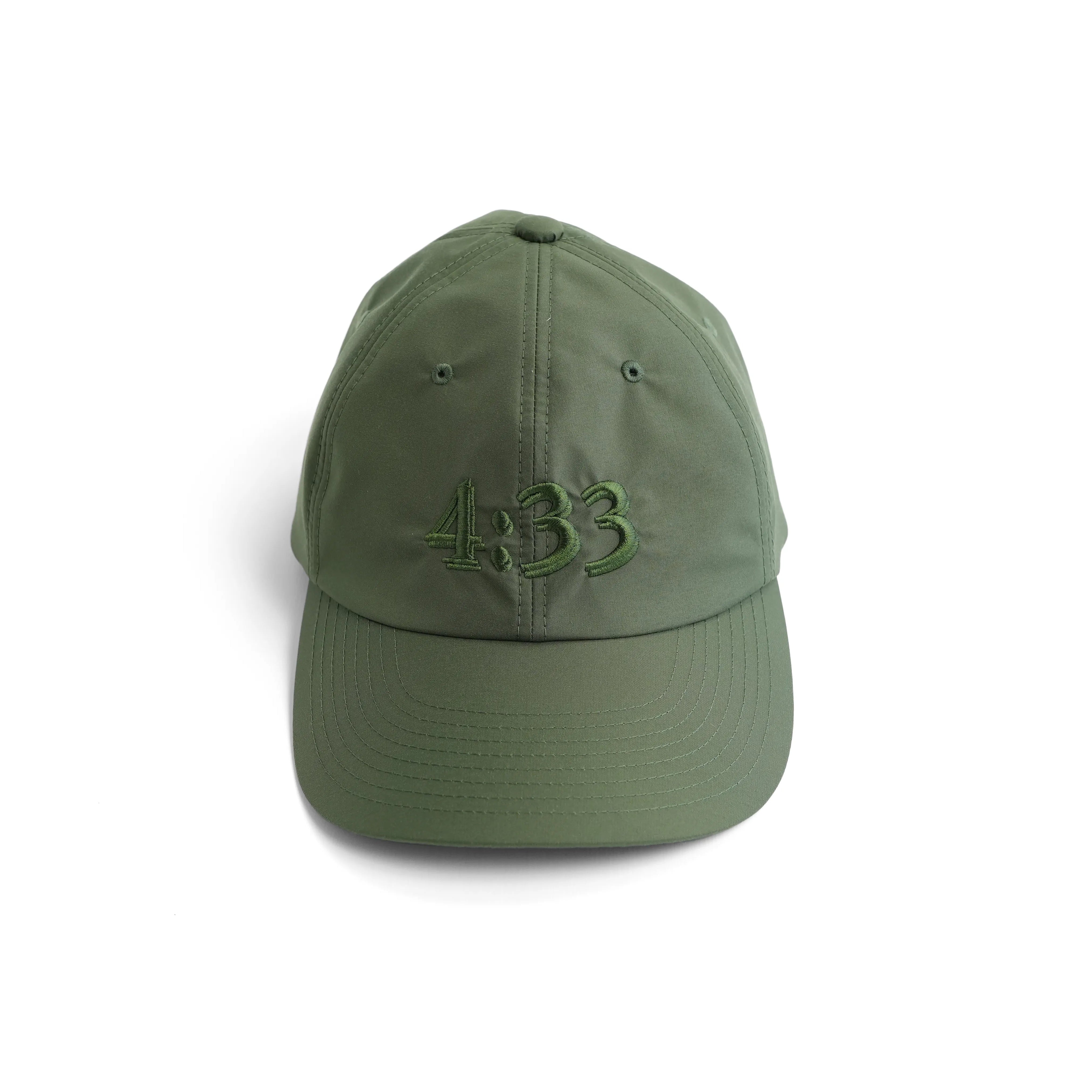 PRE CURVE BRIM 6 PANEL CAP (4:33) [2 COLORS]
