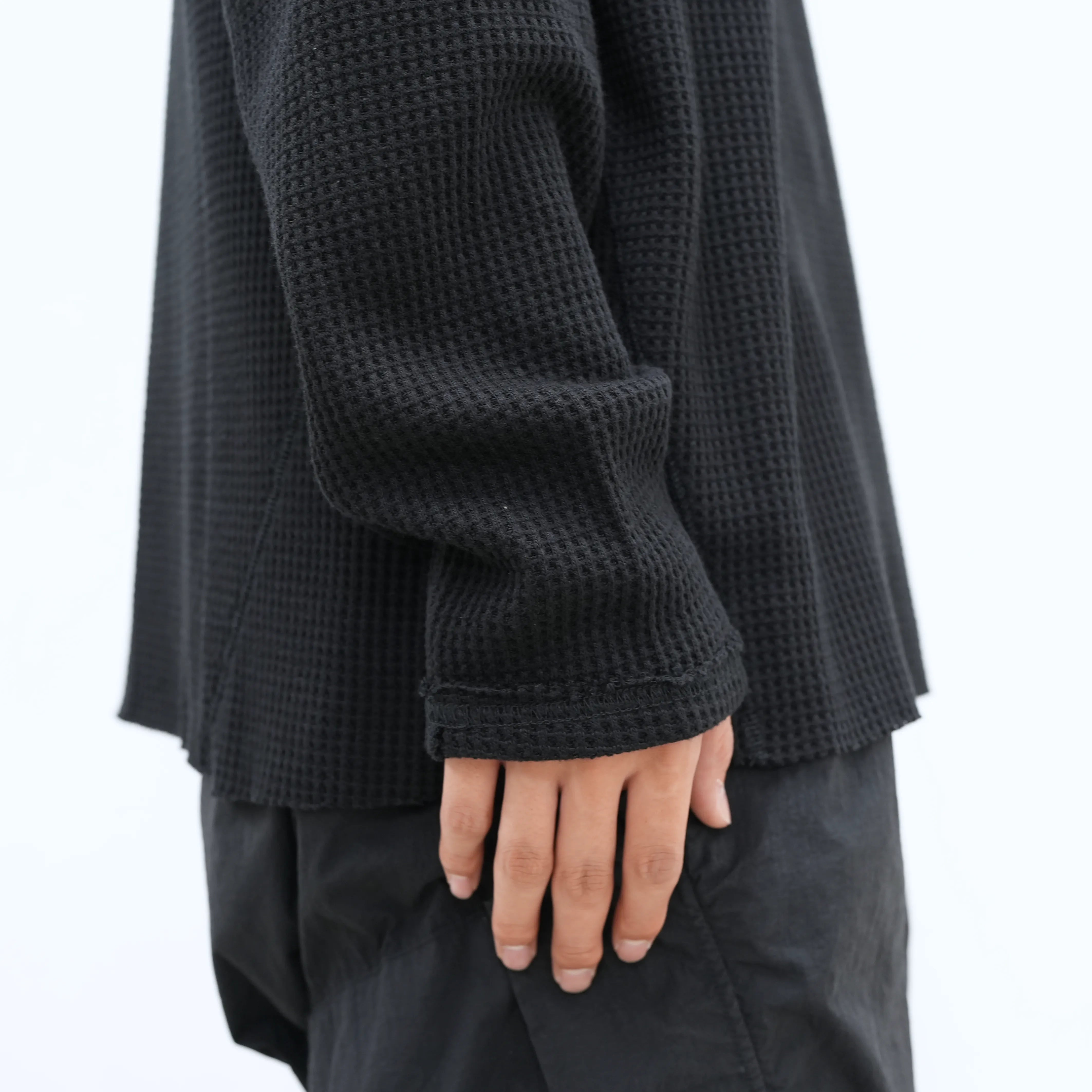 ORGANIZED PULLOVER TOP / COTTON THERMAL - THE GROUND depot. Limited Color [2 COLORS]