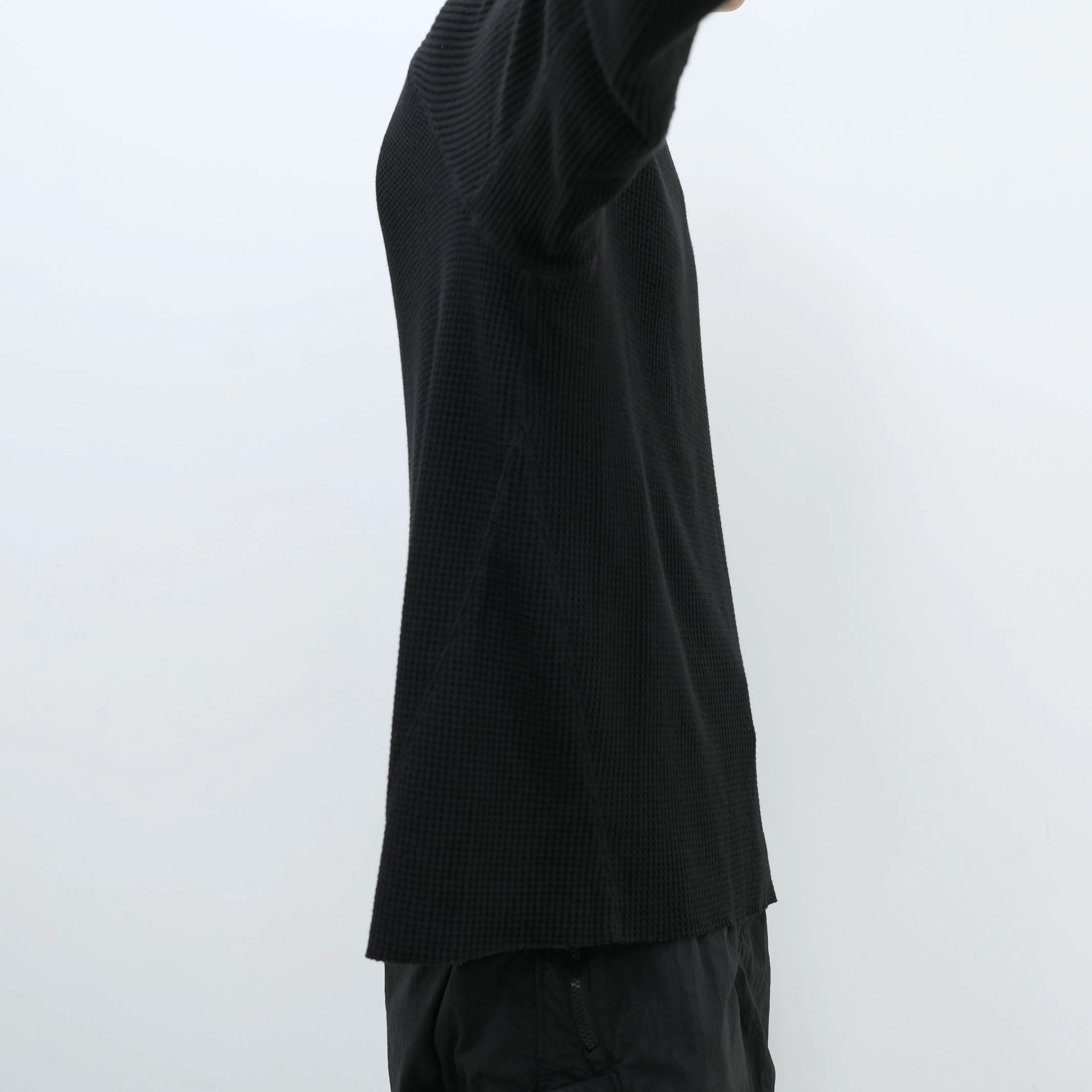 ORGANIZED PULLOVER TOP / COTTON THERMAL - THE GROUND depot. Limited Color [2 COLORS]