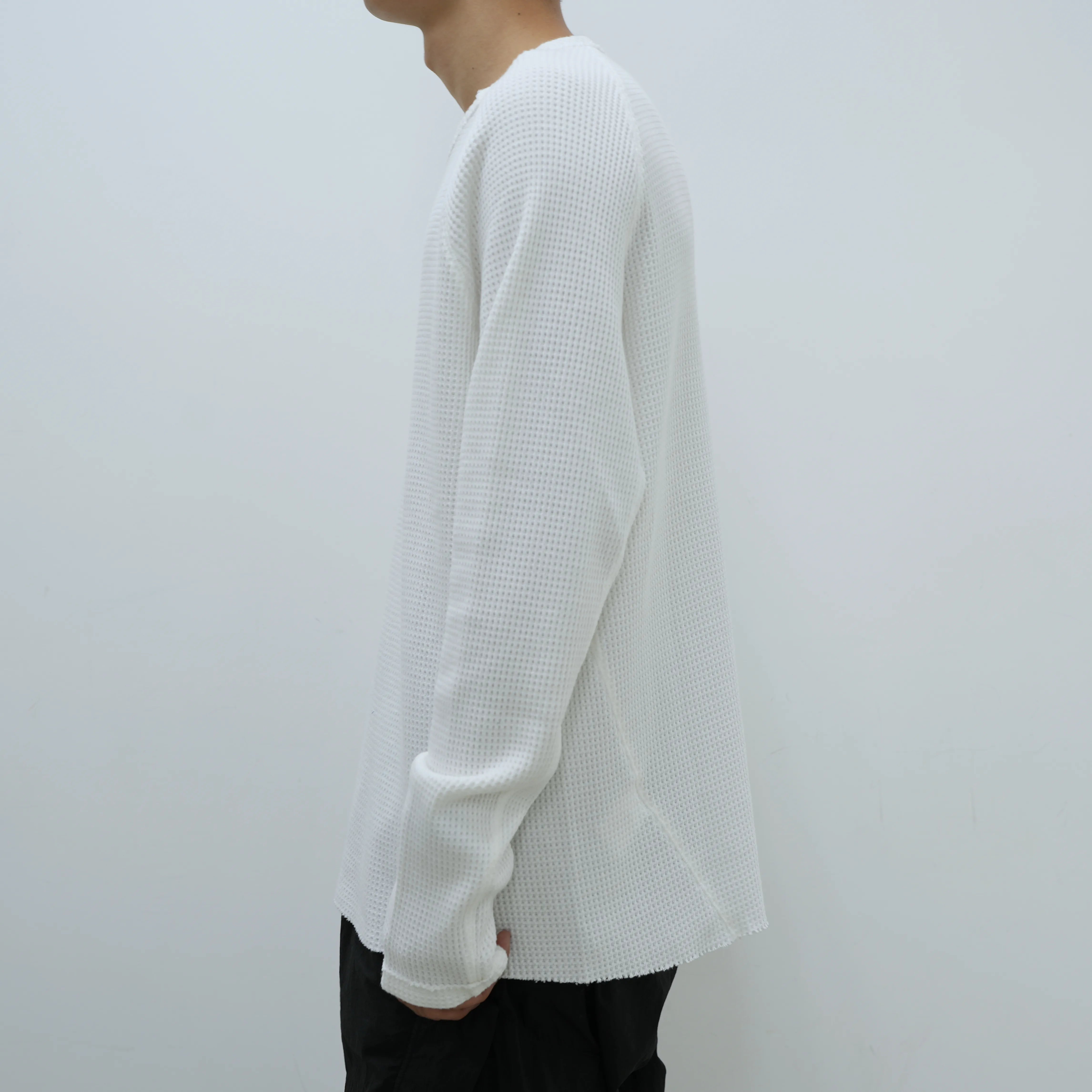 ORGANIZED PULLOVER TOP / COTTON THERMAL - THE GROUND depot. Limited Color [2 COLORS]