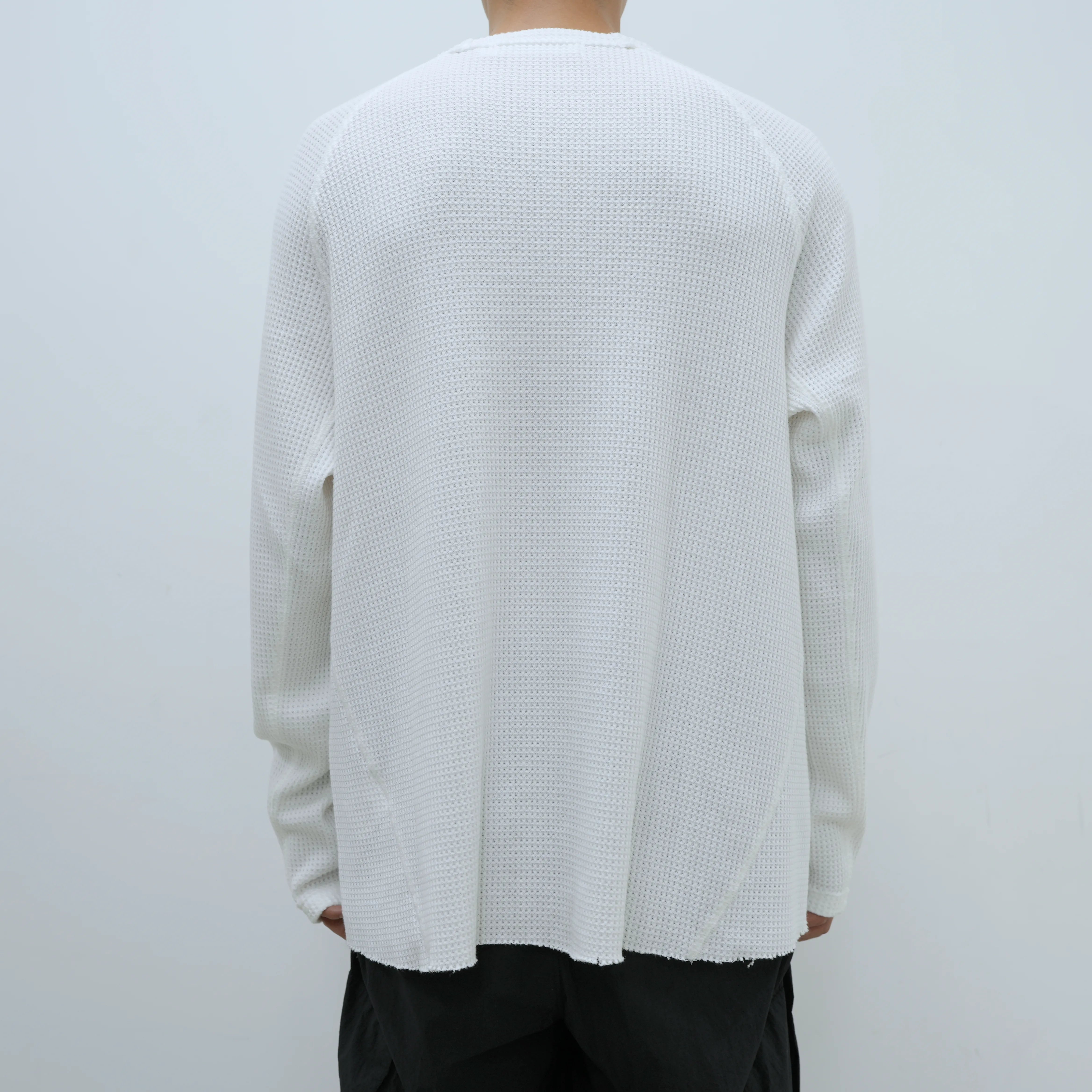ORGANIZED PULLOVER TOP / COTTON THERMAL - THE GROUND depot. Limited Color [2 COLORS]