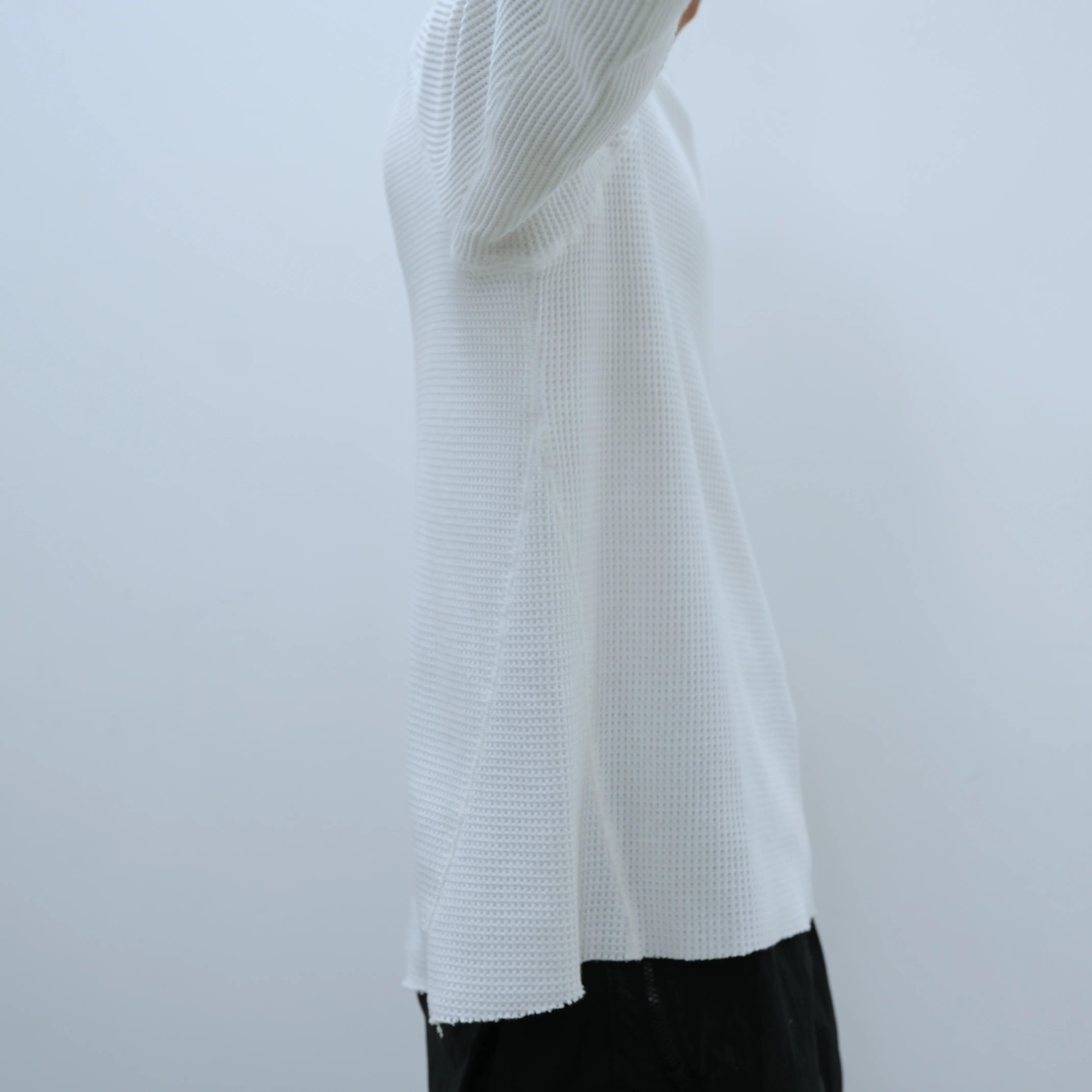 ORGANIZED PULLOVER TOP / COTTON THERMAL - THE GROUND depot. Limited Color [2 COLORS]